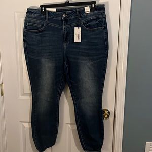 Judy blue yoke front nwt 20w high waist skinny fit jean